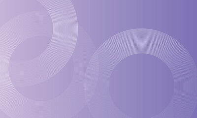 Abstract circle lines purple background. Modern geometric line art design for background needs