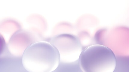 Soft Lilac Spheres Abstract Background Image