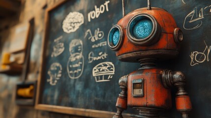 Cybernetic man with futuristic helmet in dark laboratory, artificial intelligence concept, robotic enhancement, sci-fi design, advanced technology, AI innovation, digital research