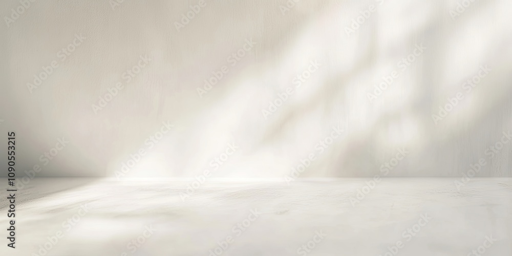 Poster blurred abstract background featuring a soft white wall creates an ethereal ambiance. this defocused