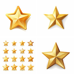 Obraz premium Stars gold Golden stars Star pattern Metallic stars Glittering stars Shiny stars Gold star design