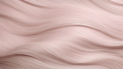Obraz premium Soft Pink Hair Waving Gently In The Light