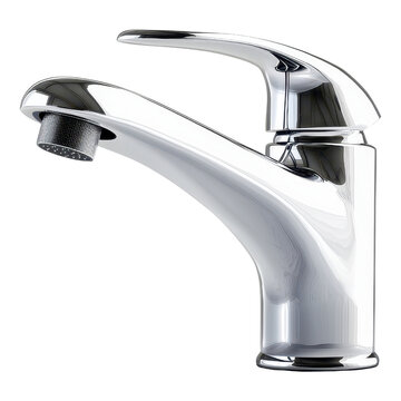 recommend clip art: Chrome water faucet isolated on transparent background clipart