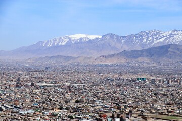 Kabul City Arial View