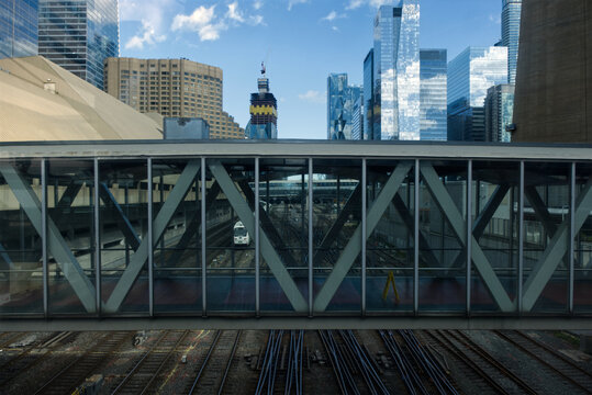 Toronto - View from Rod Robbie Bridge