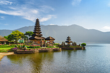 Pura Ulun Danu Beratan (Pura Bratan) in Bali, Indonesia
