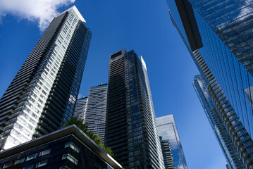 Fototapeta premium Toronto - Bremner Ave. Buildings