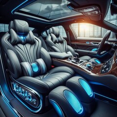 Luxury Car with Massage Seats