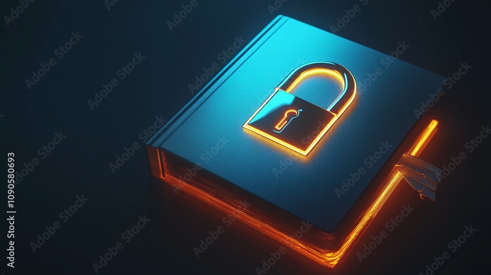 Poster lock book security and digital privacy through innovative software and encrypted storage.