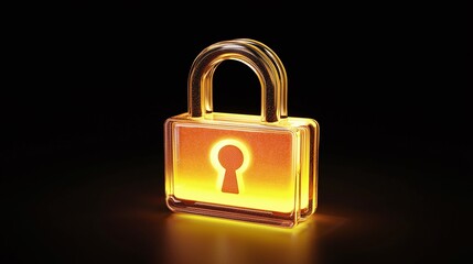 Fototapeta premium lock security padlock and the protection of privacy and data through encryption and technology.