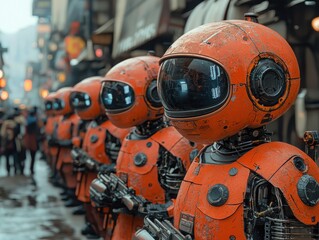 Survival amid machines a dystopian future in urban landscapes fictional narrative technology and society perspective