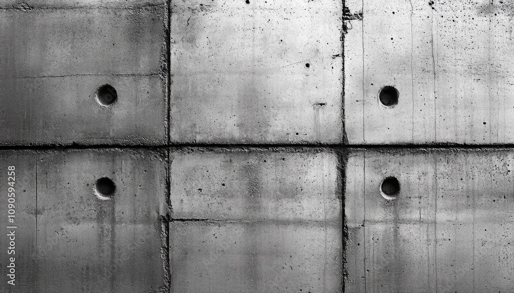 Poster concrete wall with textured surface. this image can be used for backgrounds or for creating urban de