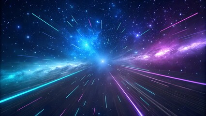 Obraz premium abstract-background-in-blue-an 