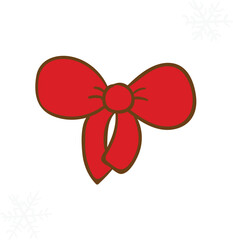 vector Christmas icons of color design