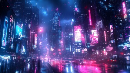 Fototapeta premium lights at night