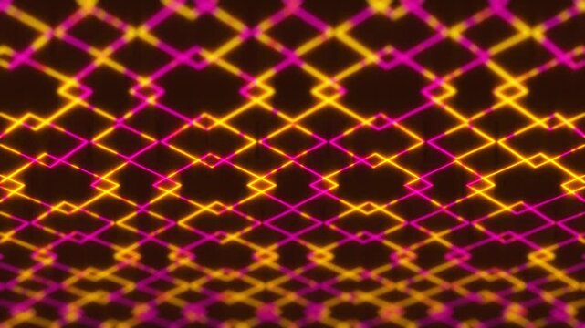 animated geometric hollo glowing grid background