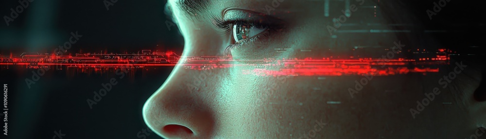 Aufkleber humanoid robot engaging with humans in a futuristic city environment demonstrating advanced interact