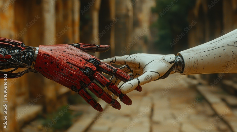 Poster exploring human-robot collaboration a future perspective on technology integration in innovation spa