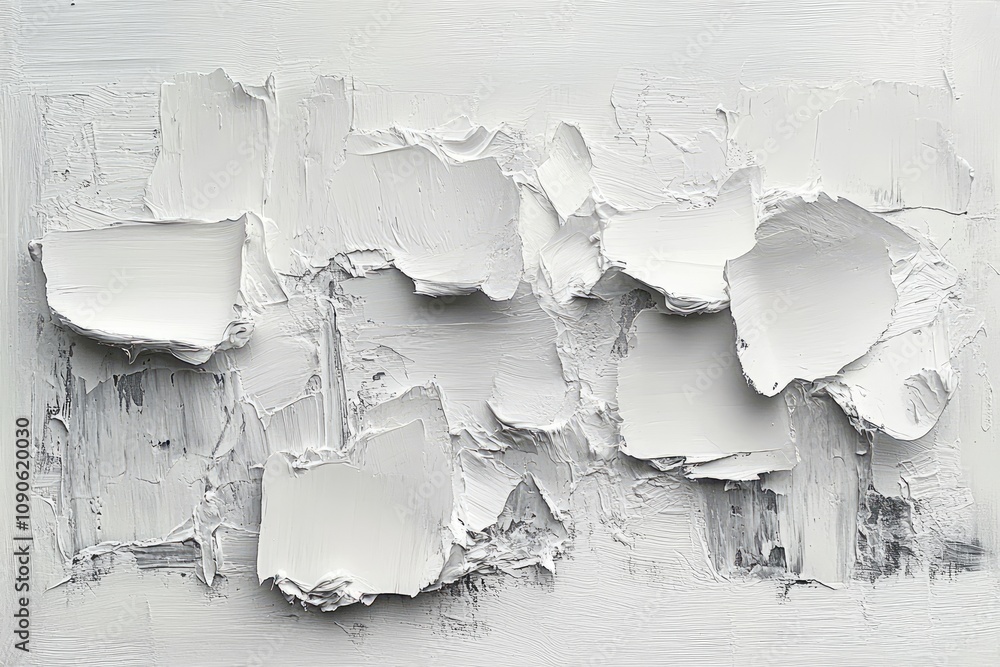 Poster white paint on a canvas creates a textured abstract background. perfect for adding a subtle, artisti