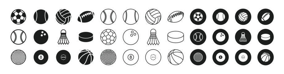 Fototapeta premium 12 kinds of sports ball set