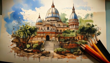 medieval fantasy world city