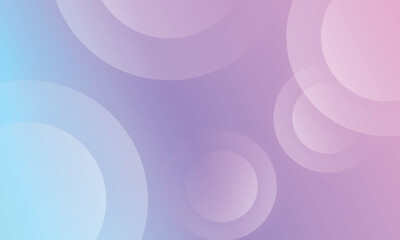 Obraz premium abstract background .blue and pink gradation. circle effect style. modern minimalist