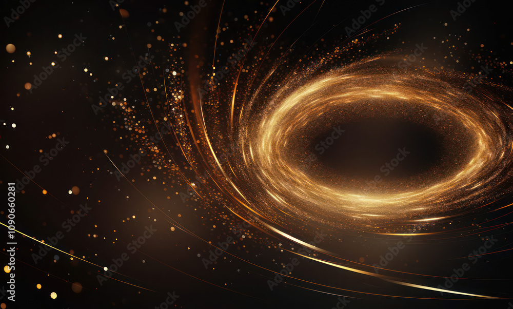 Poster stunning abstract background with dynamic swirling particles and shimmering light effects ideal for 