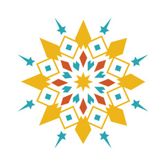 Colorful Islamic Mandala Vector - 10