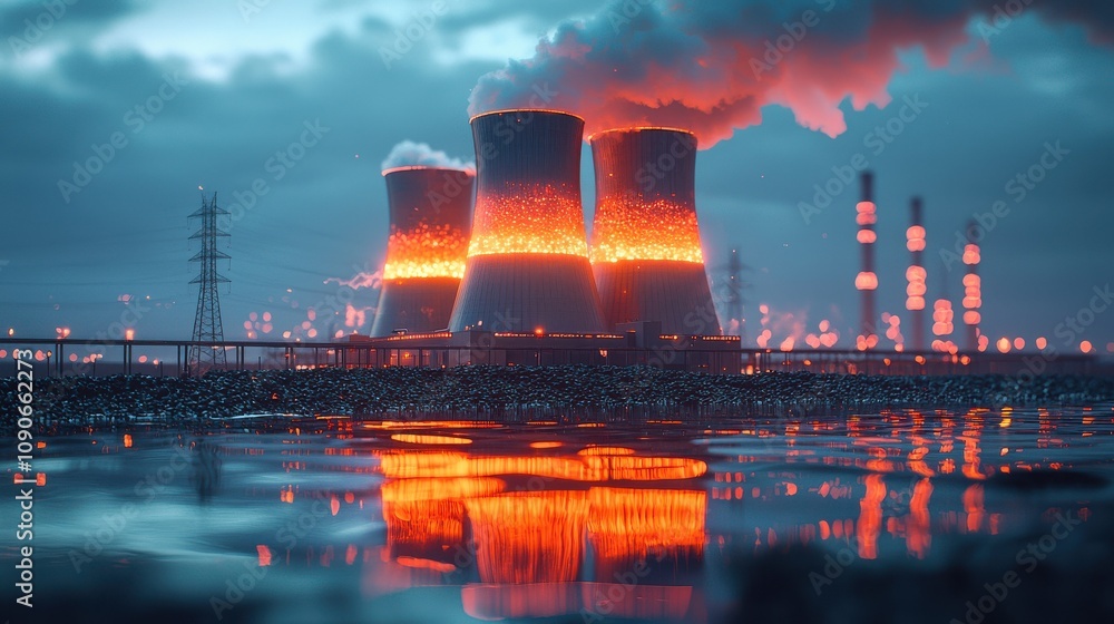 Poster understanding the nuclear power generation process a comprehensive rendered guide to standard practi