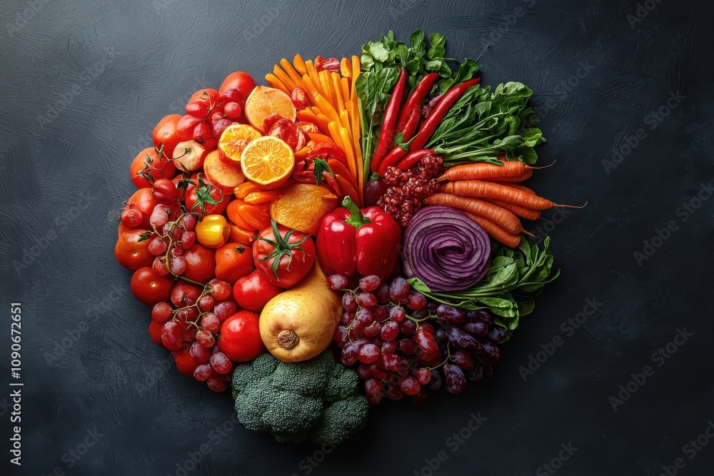 Poster exploring nutrient impact on brain function a scientific analysis of nutrition and cognitive health