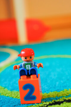 Lego Duplo boy and bl
