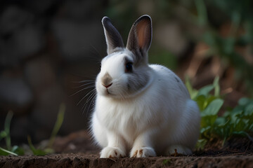 Fototapeta premium The Wonderful World of Rabbits: Nature’s Gentle Creatures