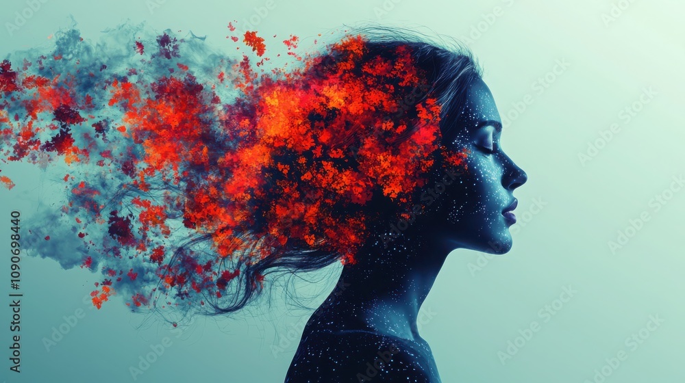 Poster dynamic visualization of ai innovation digital realm digital art futuristic environment abstract per