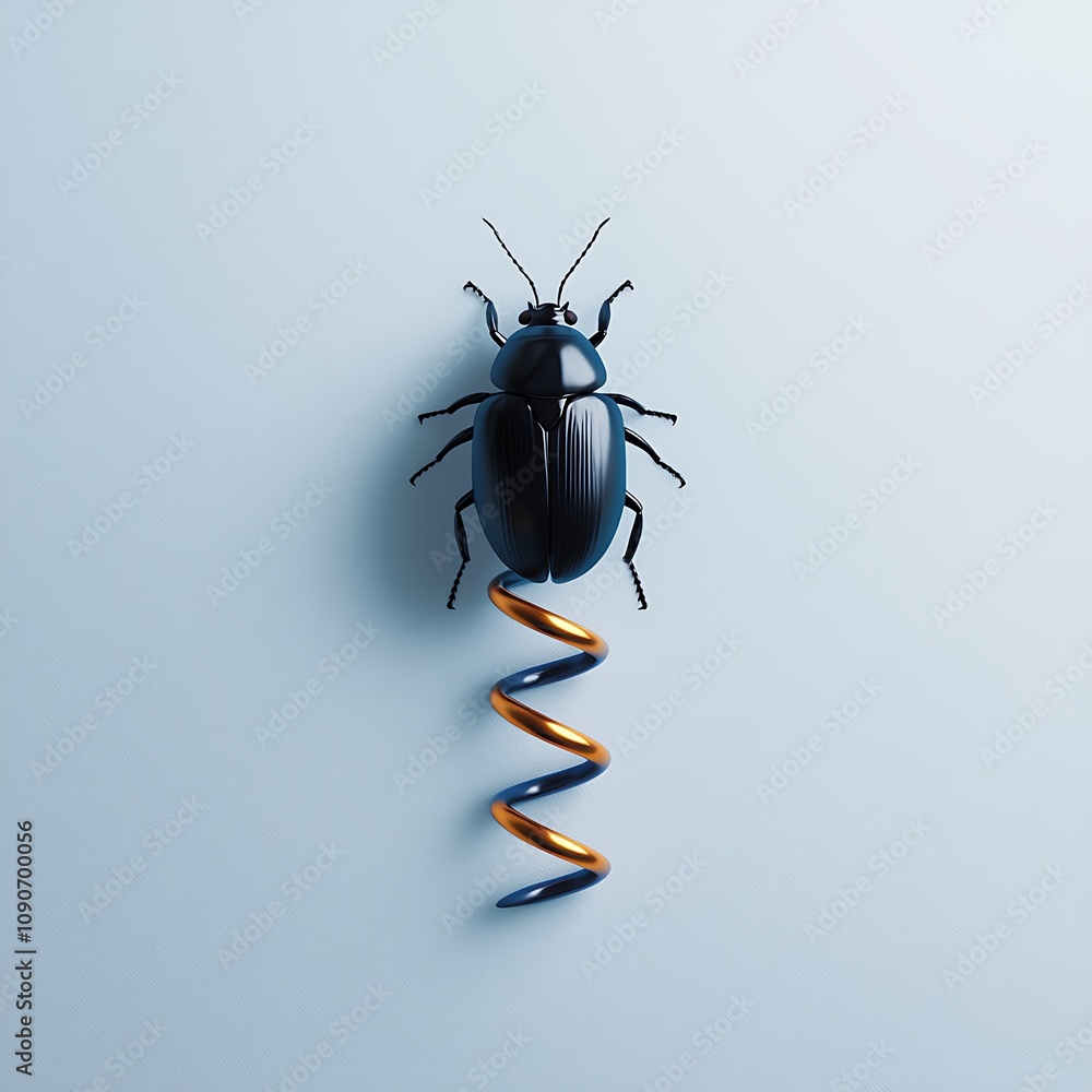 Poster Abstract Insect Design with Spiraling Elements
