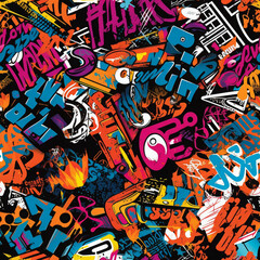 Obraz premium Graffiti on the wall/ Street art