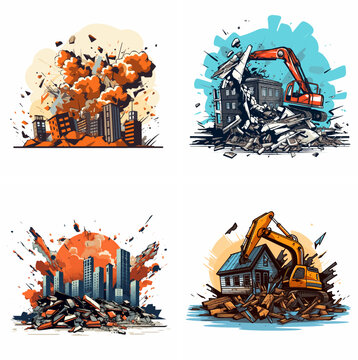 demolition building demolition demolition process structure demolition building destruction demoli