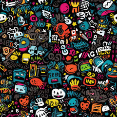 Obraz premium graffiti on the wall/ street art