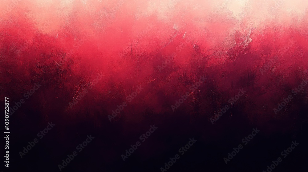 Poster deep red abstract gradient with soft light transitions