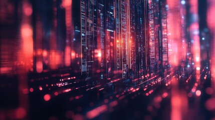 Obraz premium Glitchy futuristic Loading New Year 2025 text on a dark sci-fi background.