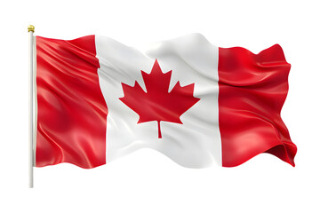 Canada flag isolated on transparent background