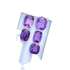 Amethyst Loose Gemstone 
Beautiful background
Cut stone
From Sri Lanka