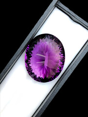 Amethyst Loose Gemstone 
Beautiful background
Cut stone
From Sri Lanka