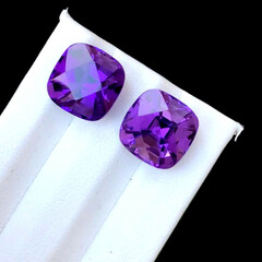 Amethyst Loose Gemstone 
Beautiful background
Cut stone
From Sri Lanka