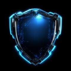 Fototapeta premium Futuristic Cyber Protection Shield Concept