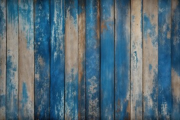 Obraz premium Worn Retro Vintage Blue Weathered Canvas Texture Backdrop