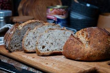 homemade wholegrain bread