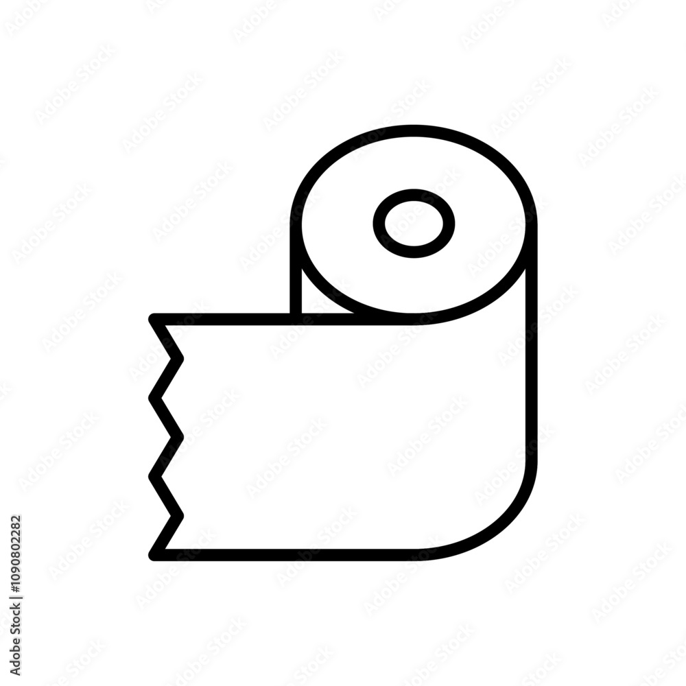 Poster Bandage roll icon web design in vector