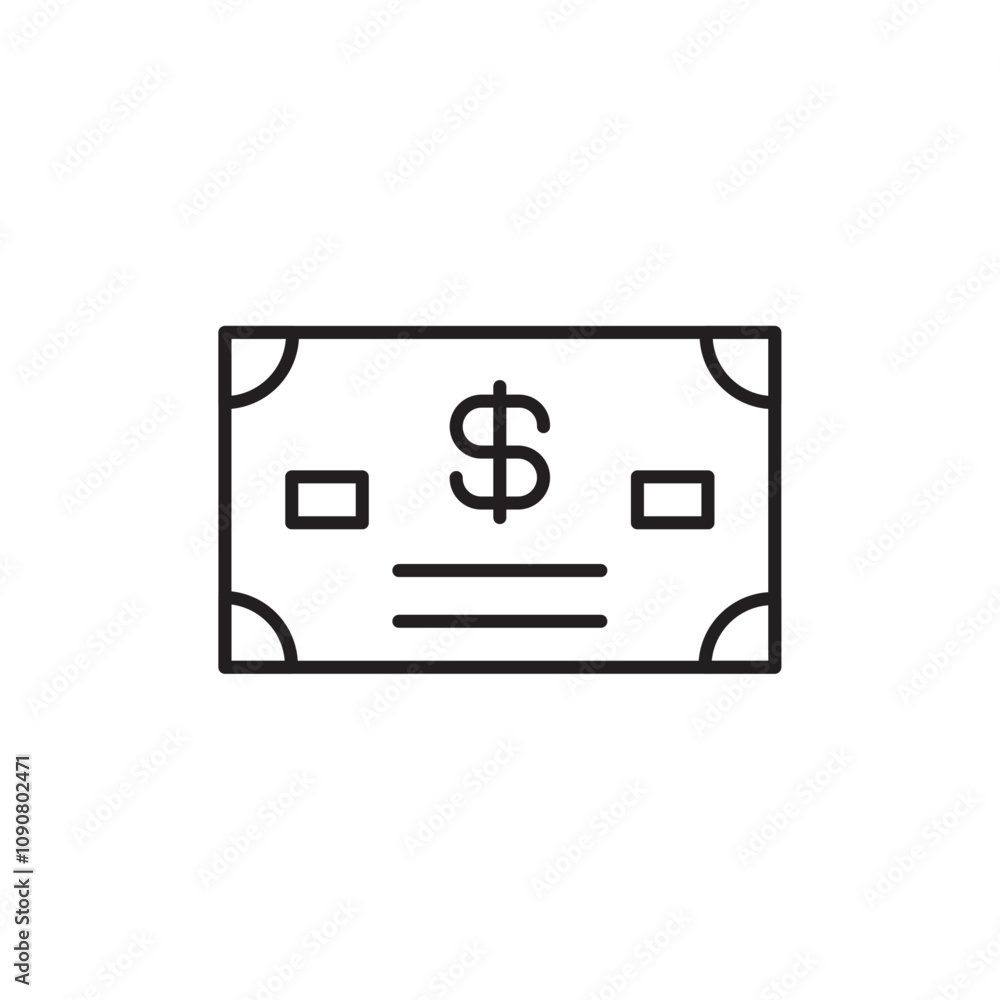 Poster bonds icon web design in vector