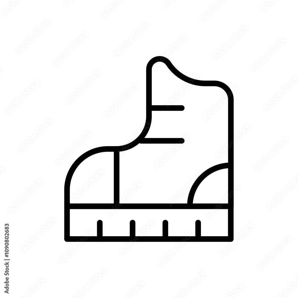 Poster Brisk boots icon web design in vector