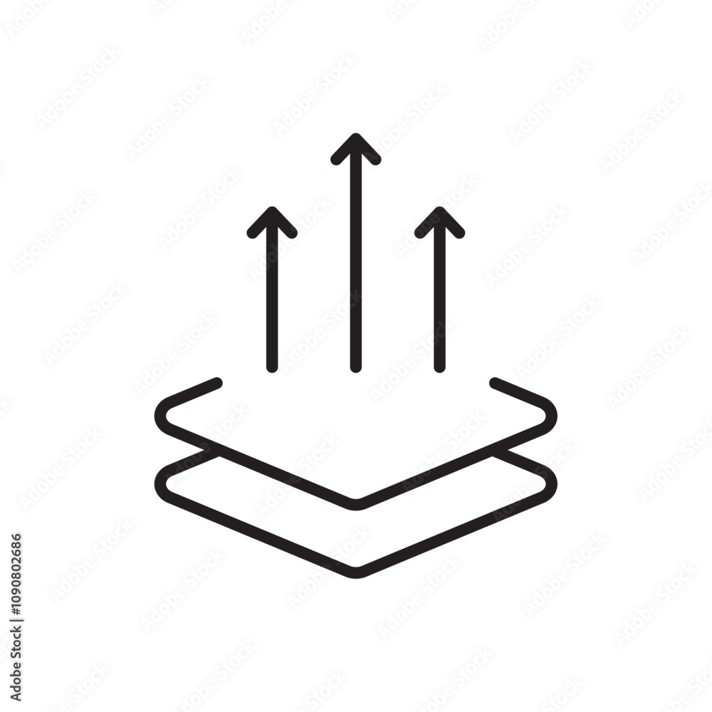 Poster breathable leather icon web design in vector